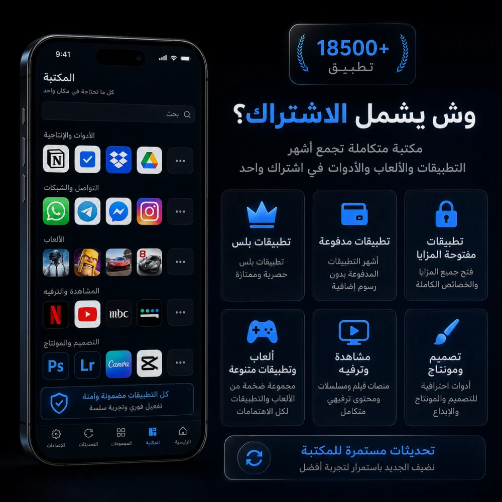 اشتراك تطبيقات بلس - صورة 2